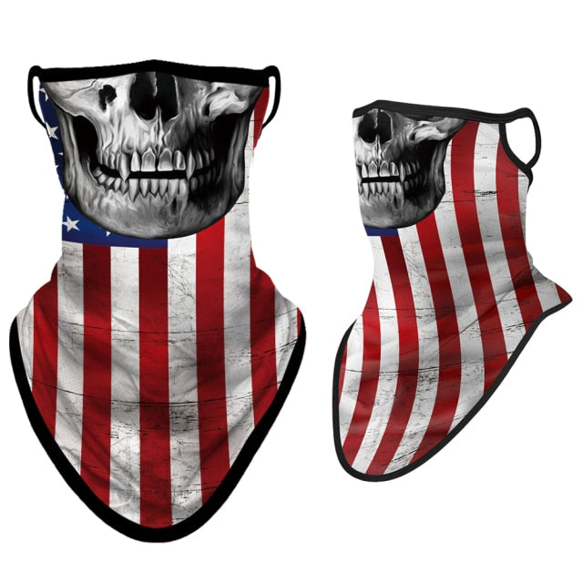 3D National Flag Ear Cover Bandana