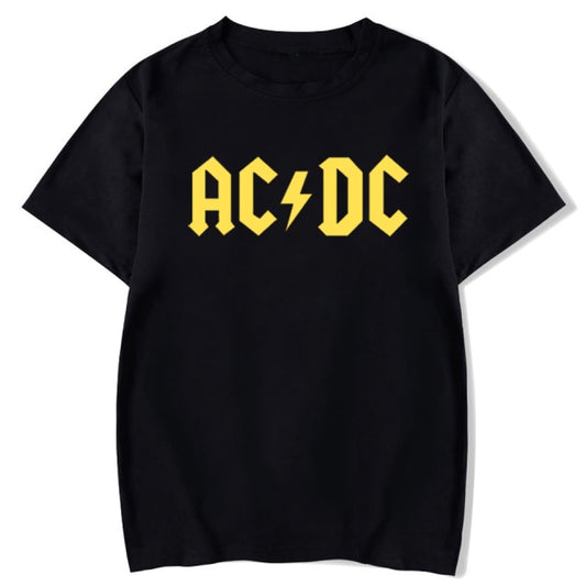 AC DC Printed Rock & Roll T-Shirt