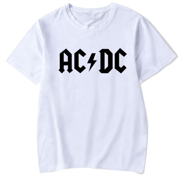 AC DC Printed Rock & Roll T-Shirt