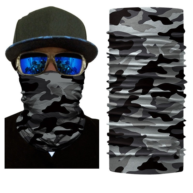 Camouflage Neck Gaiter Tubular  Bandana