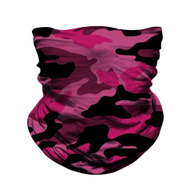 Camouflage Neck Gaiter Tubular  Bandana