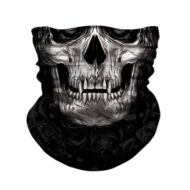 Skull Neck Gaiter Tubular  Bandana