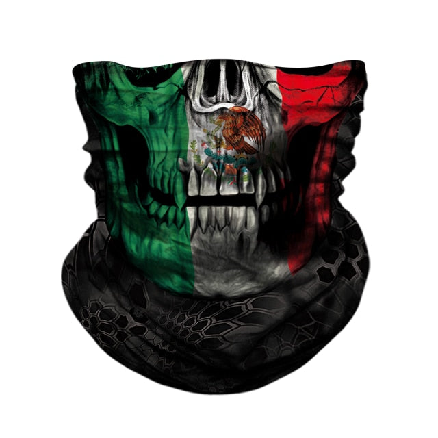 Skull Neck Gaiter Tubular  Bandana