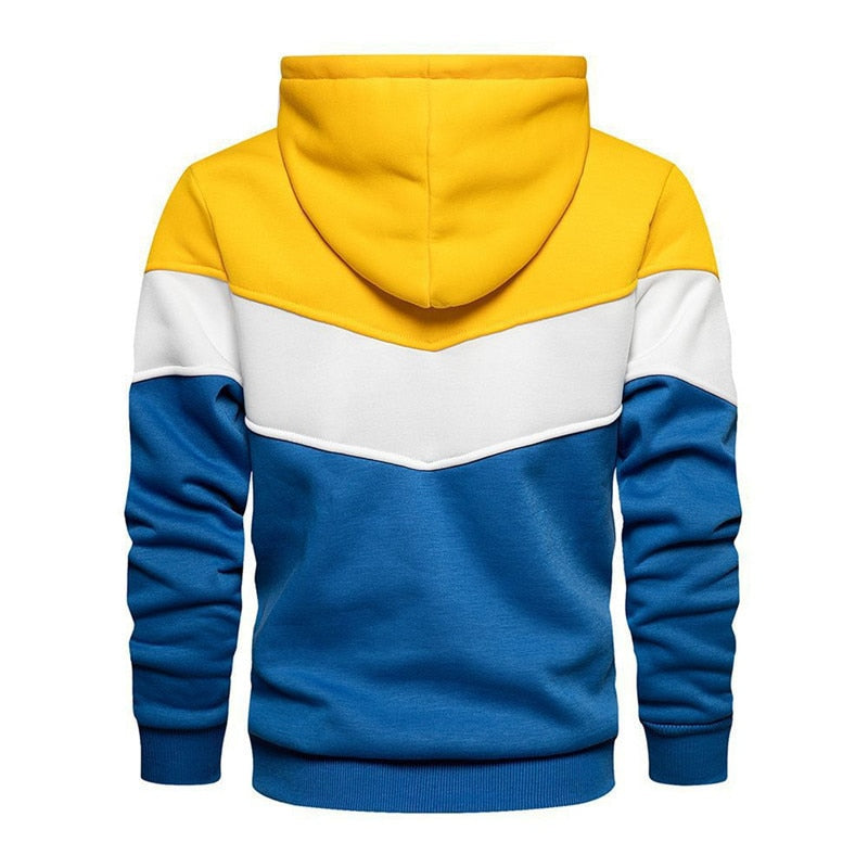 Striped Slim Warm Hoodie