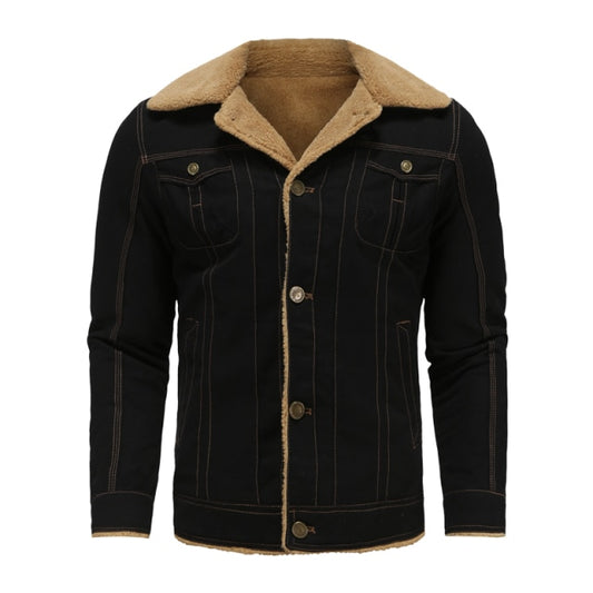 Winter Warm Thick Fleece Casual Cotton Fur Collar Jacket