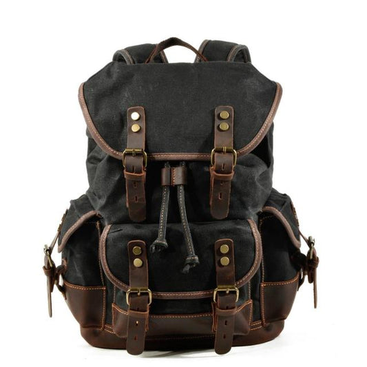 Vintage Waxed Canvas Leisure Backpack