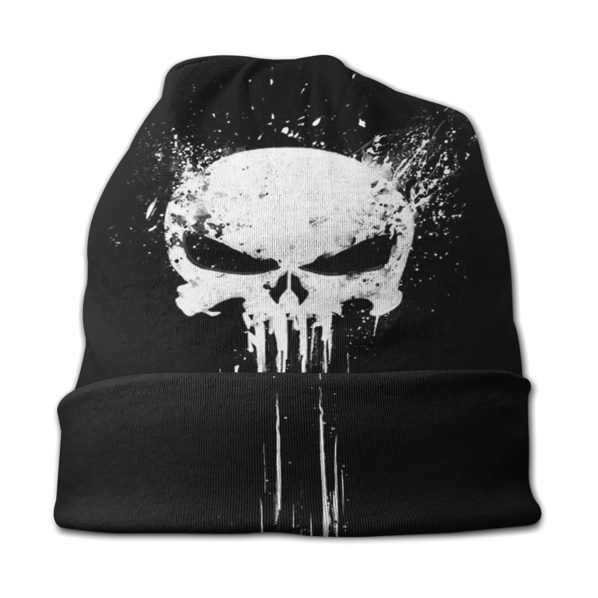 Black Punisher Skull Warm Beanies