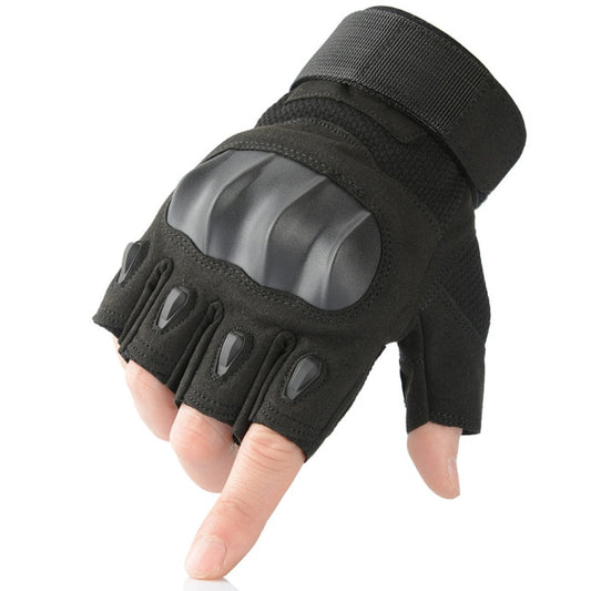 Finger Less Rubber Protective Gloves