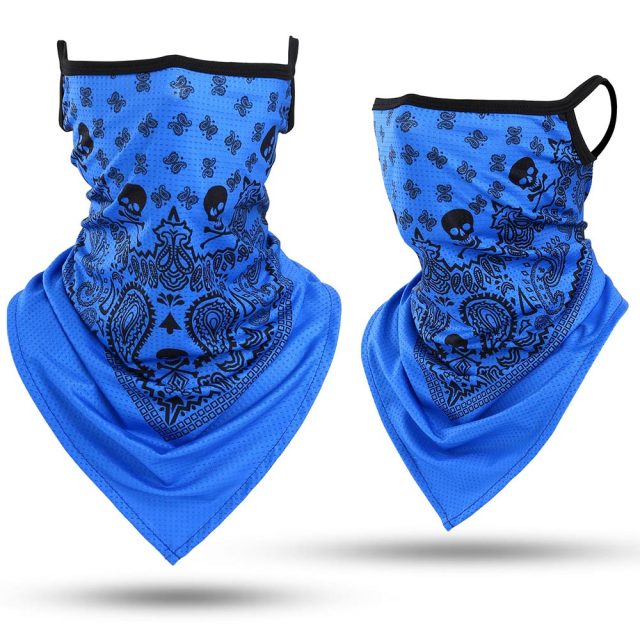 3D Neck Gaiter Skull Ear Cover Bandana