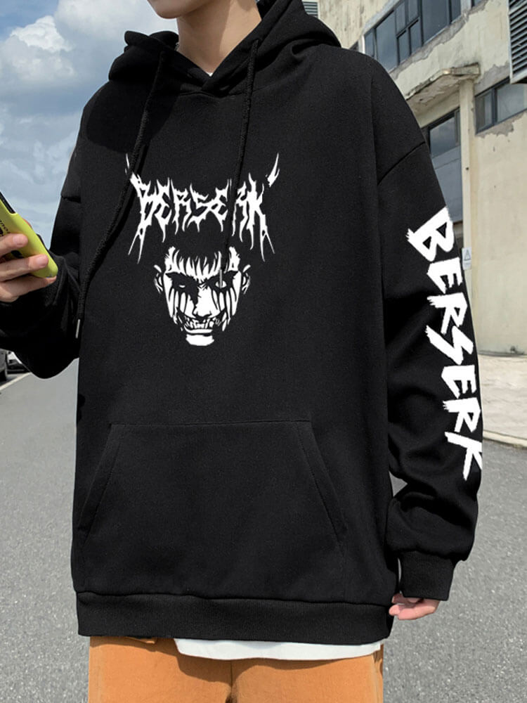 Black White Stitching Graffiti Devil Print Sweatshirt New Jersey Men's  Casual Devils Hoodie - AliExpress