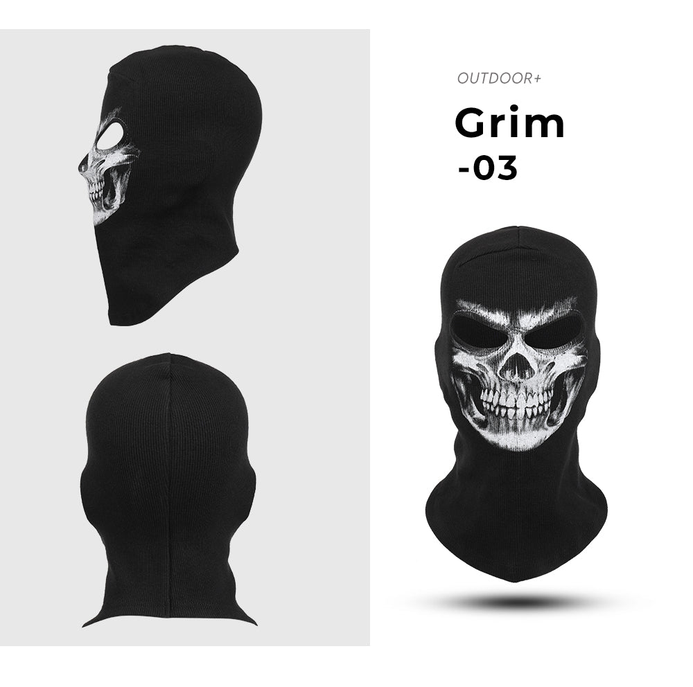 3D Skull Ghost Windproof Full Face Mask