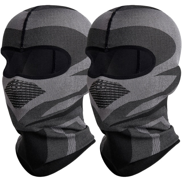 2 Pack Motorcycle Breathable Full Face Mask