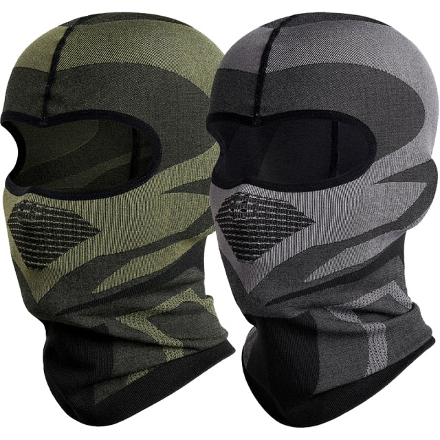 2 Pack Motorcycle Breathable Full Face Mask