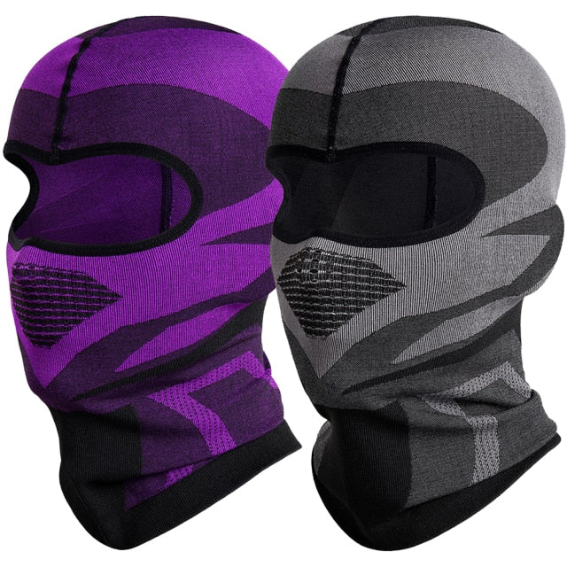 2 Pack Motorcycle Breathable Full Face Mask