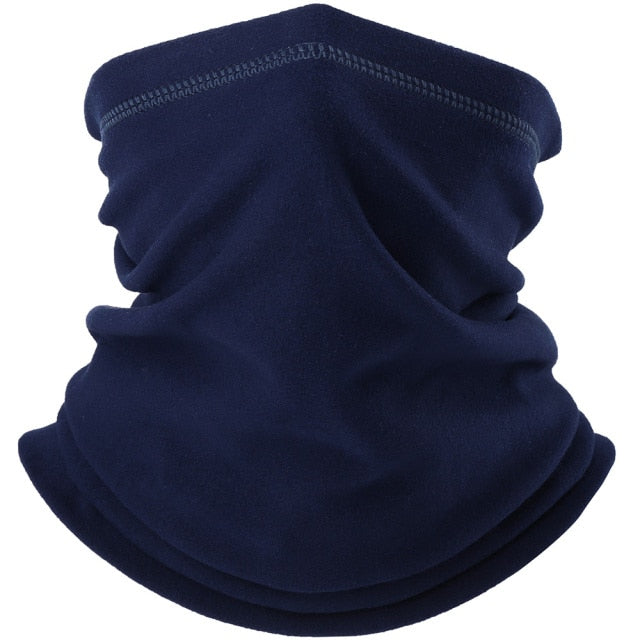 Winter Fleece Motorcycle Half Face Mask