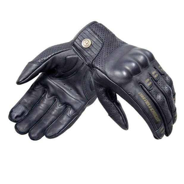 Genuine Leather Retro Motorcycle Gloves