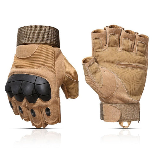 Tactical Military Combat Finger Less Gloves