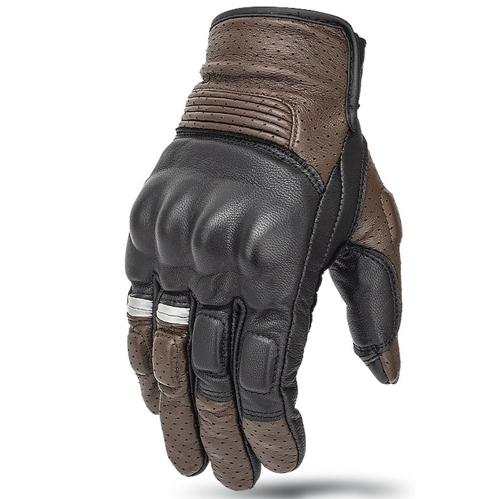 Warmth Motorcycle Riding Sheepskin Gloves