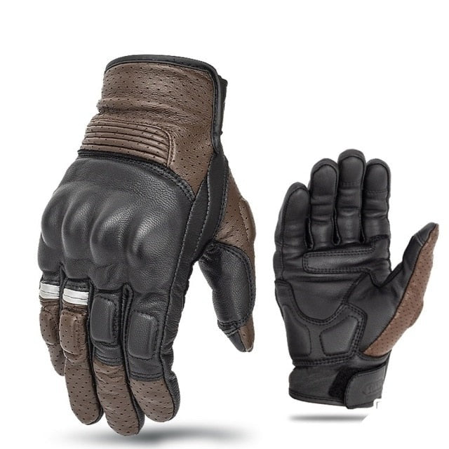 Warmth Motorcycle Riding Sheepskin Gloves