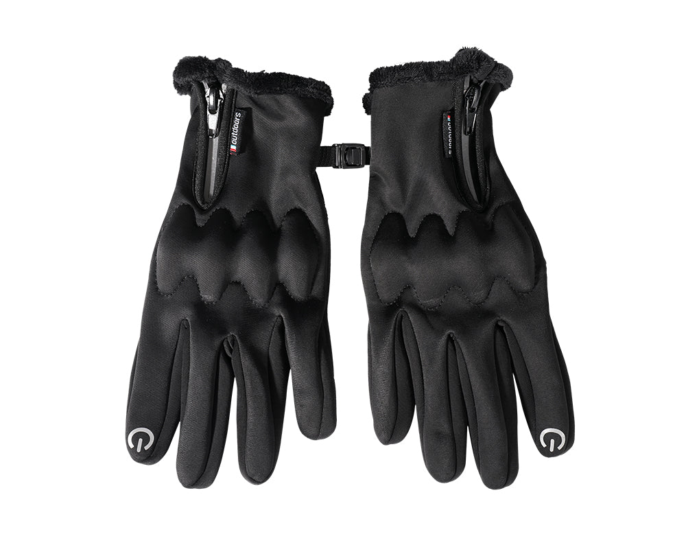 Thermal Fleece Winter Motorcycle Gloves