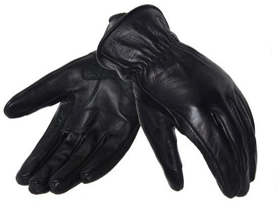 Vintage Retro Genuine Leather Full Finger Racing Gloves