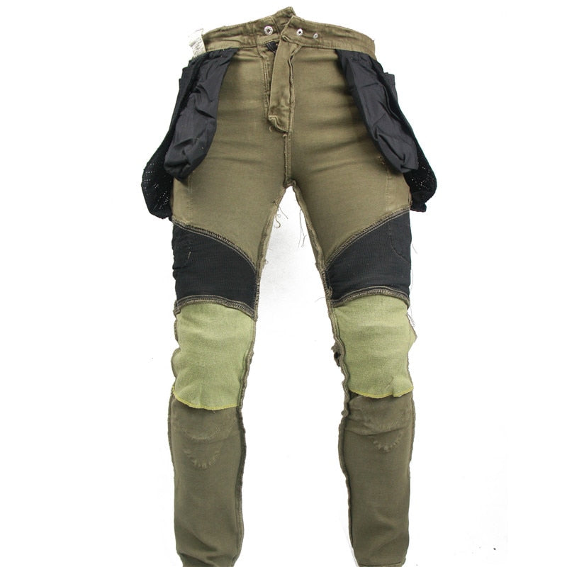 Anti-burning Fiber Protective Motorcycle Pants