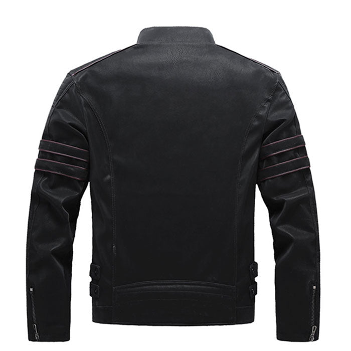 Motorcycle  PU Leather Jacket