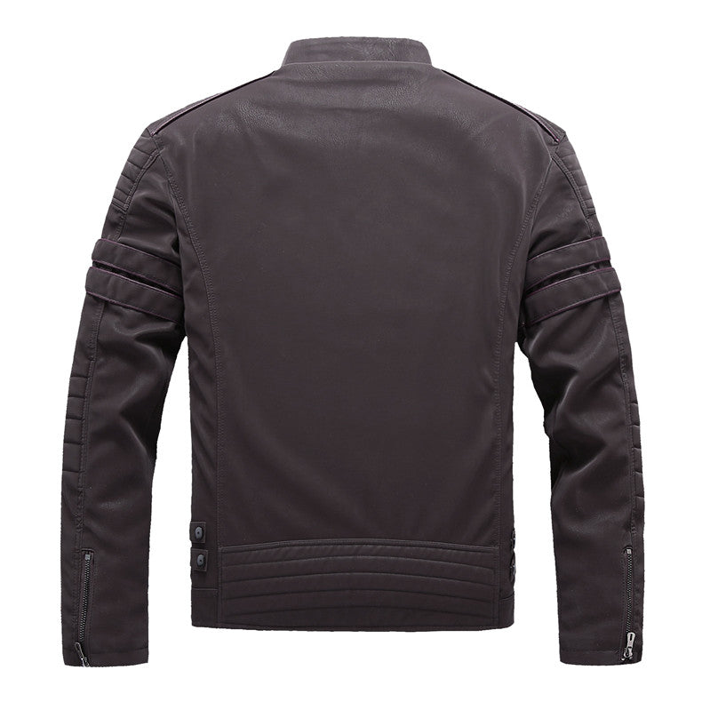 Motorcycle  PU Leather Jacket