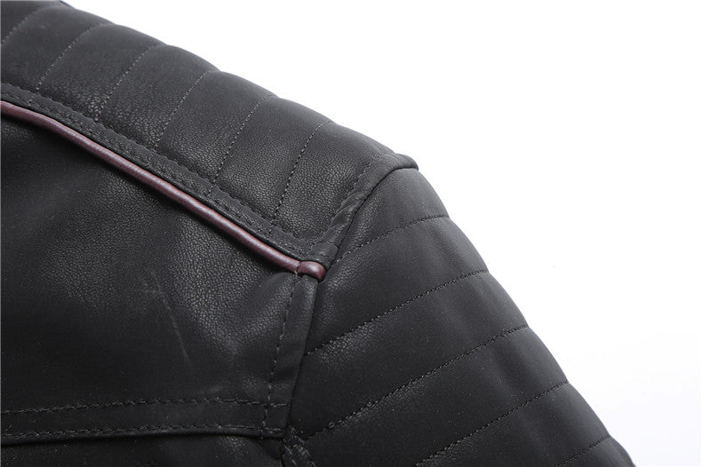 Motorcycle  PU Leather Jacket