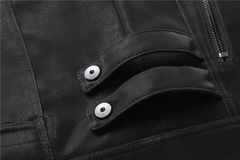 Motorcycle  PU Leather Jacket