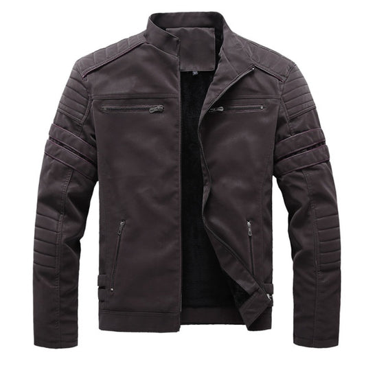 Motorcycle  PU Leather Jacket