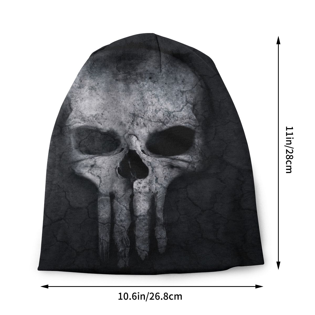 Black Skull Beanies