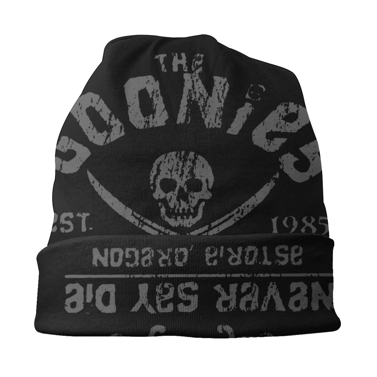 Never Say Die Skull Beanies