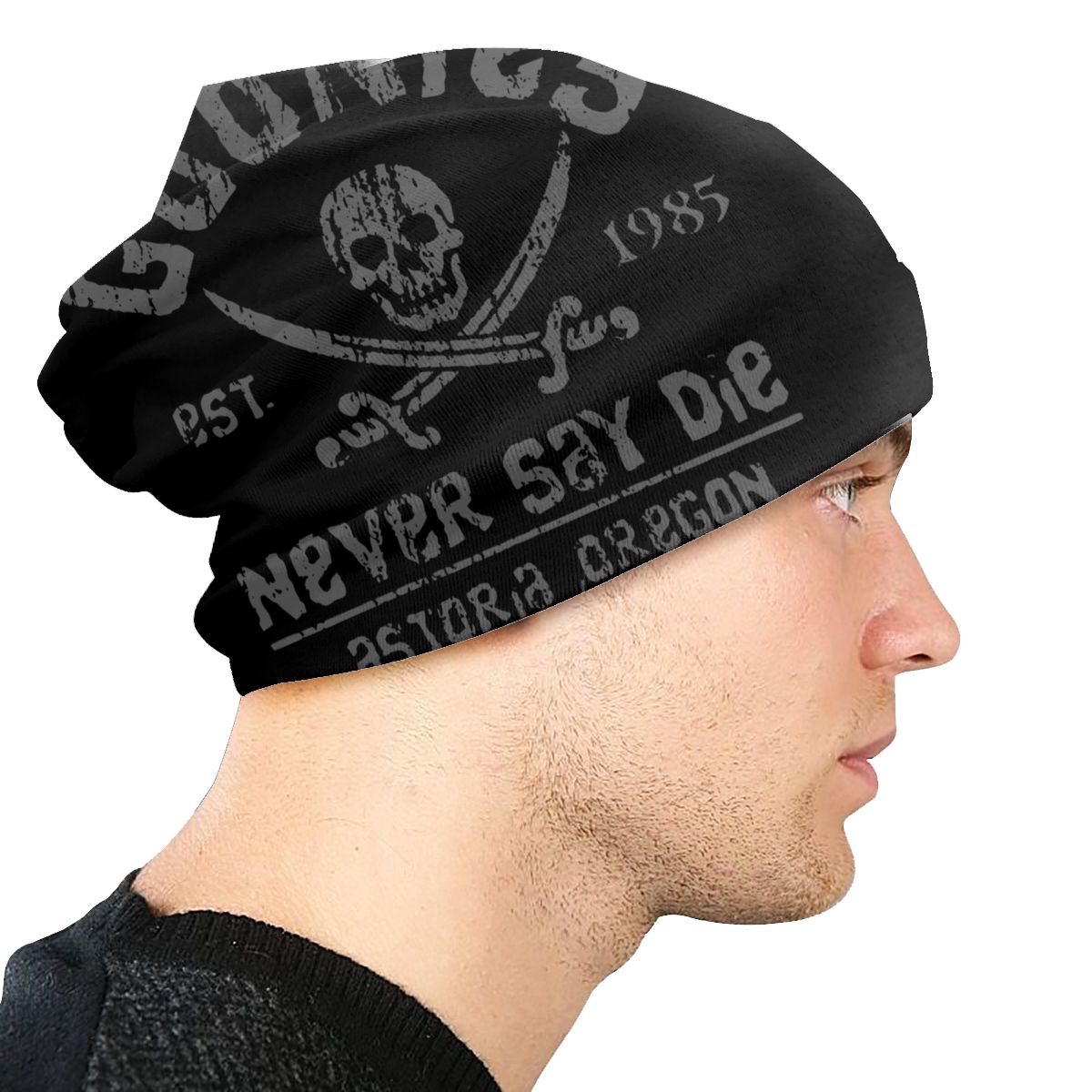 Never Say Die Skull Beanies