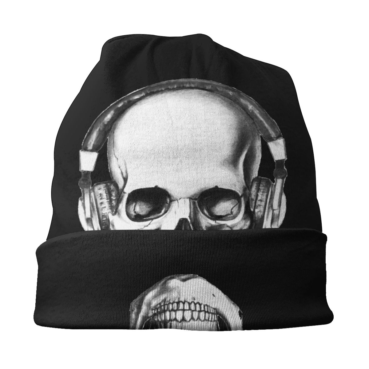 Skull Headphone Goth Beanies