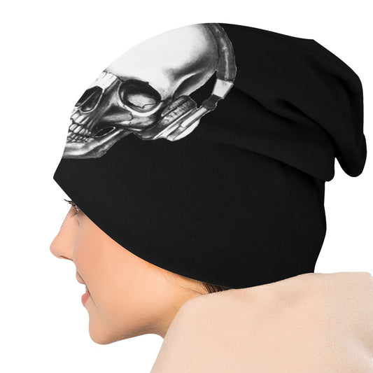 Skull Headphone Goth Beanies