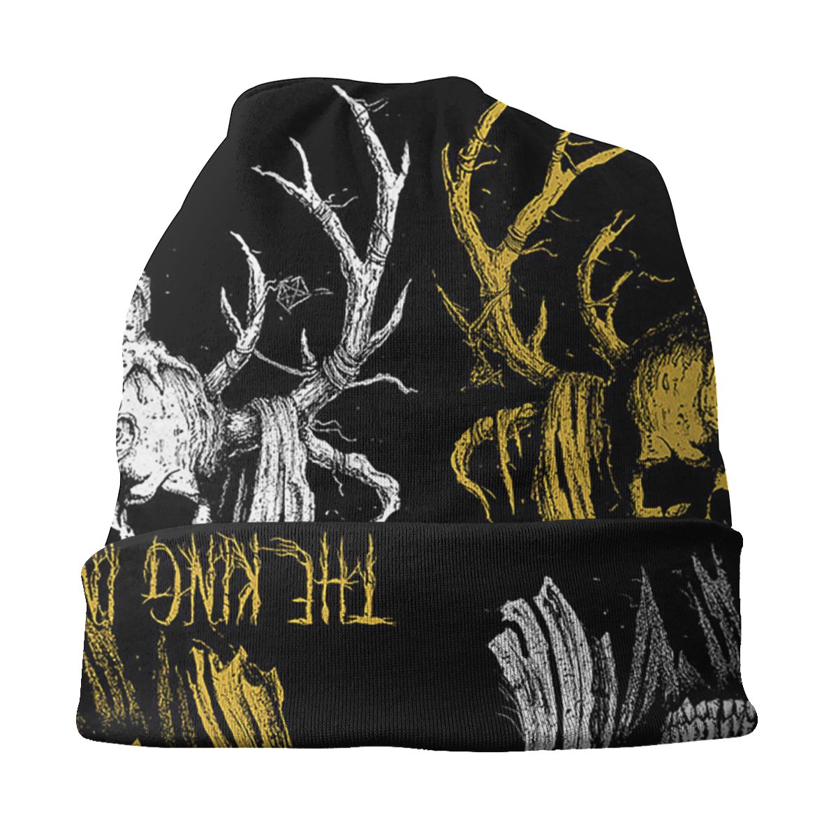 The King In Yellow Skull Beanies