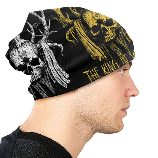 The King In Yellow Skull Beanies