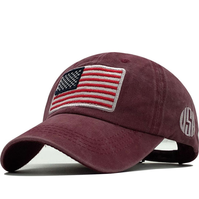 USA Flag Baseball Cap