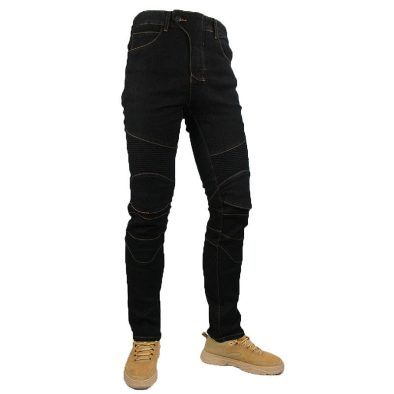 Velvet Stretch Thick Motorcycle Riding Pants