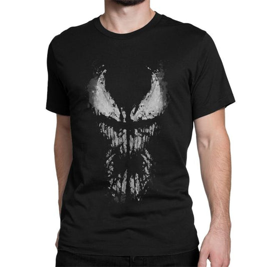 Black Poisonous Substance Skull T Shirt