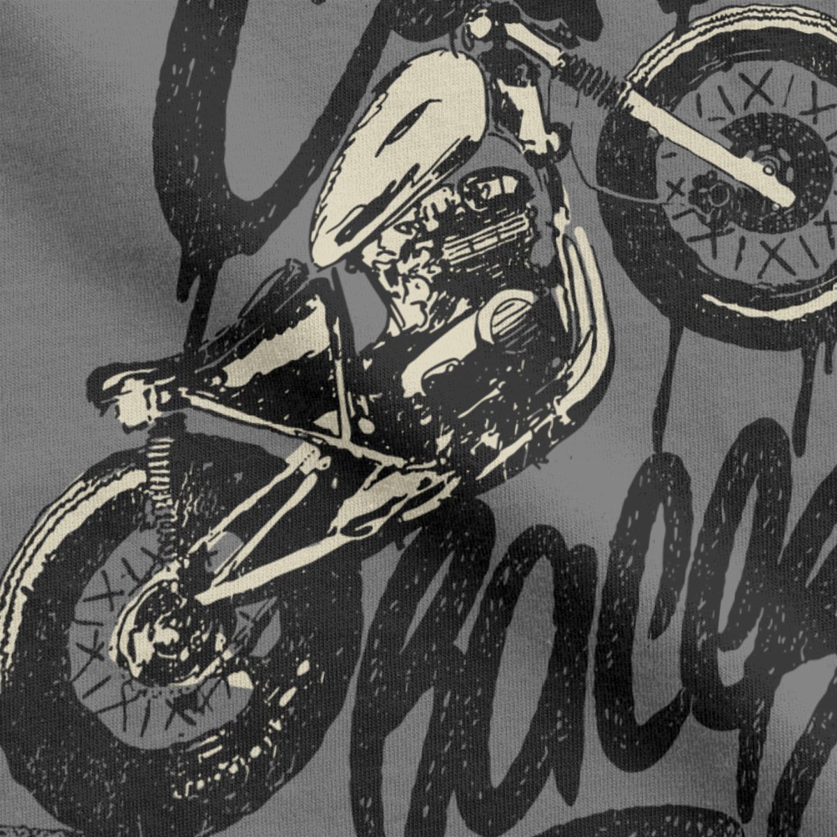 Cafe Racer Vintage Custom Motorcycle T-Shirt