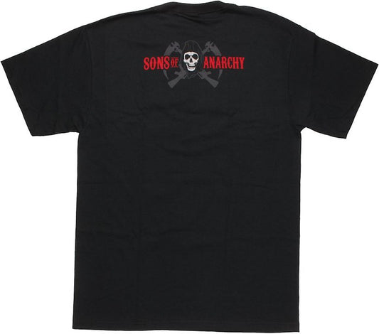 Black Sons of Anarchy Stylized Reaper T-Shirt