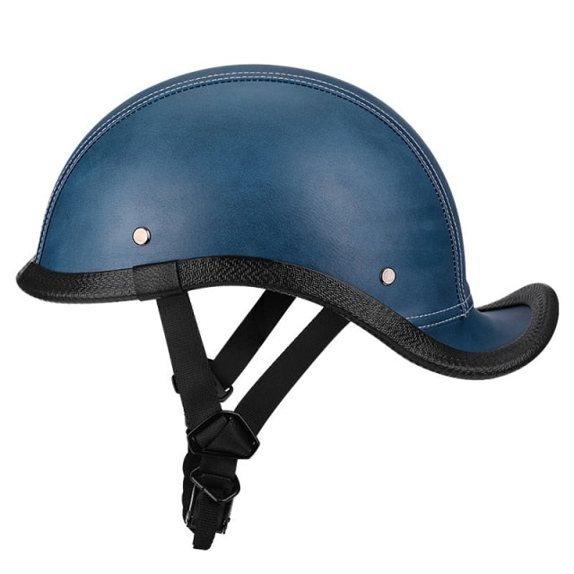 Summer Riding Half Leather Helmet