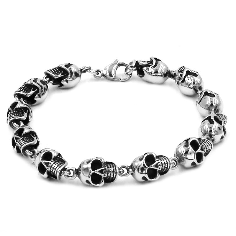 Vintage Gothic Skull Bracelet