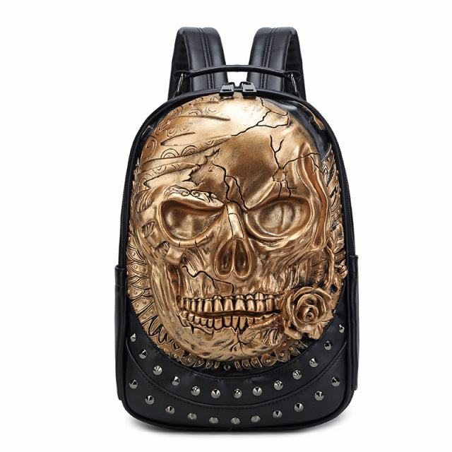Luxury Skull Designer Large Capacity Travel Bag