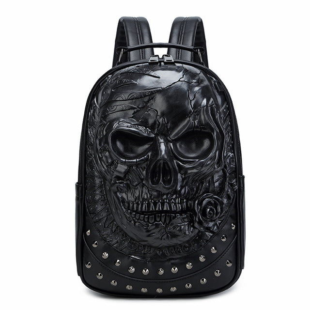 Luxury Skull Designer Large Capacity Travel Bag